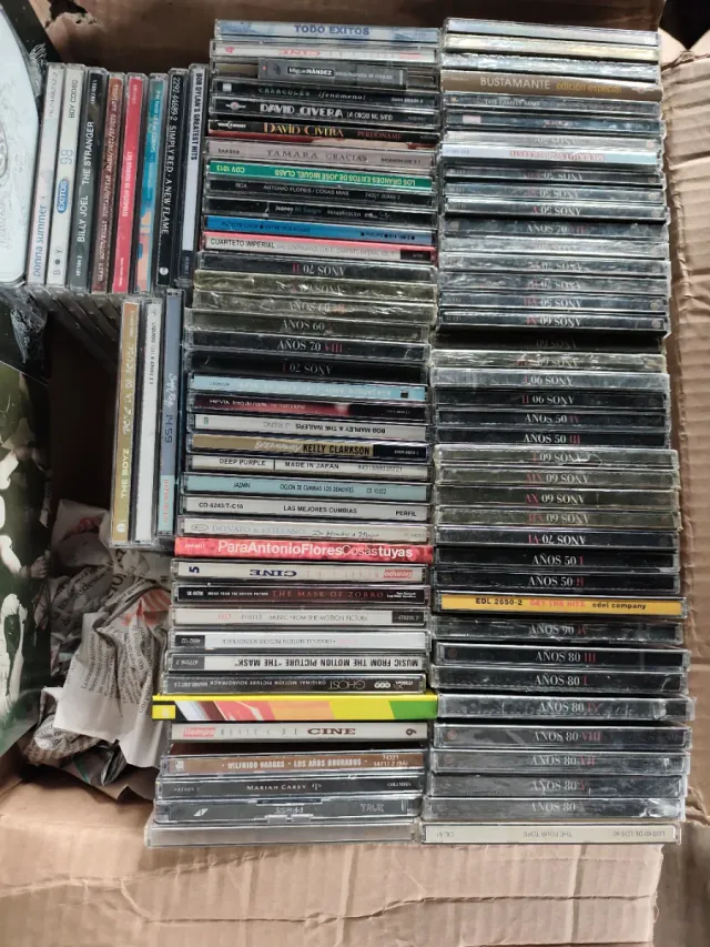 90 CDs Originales Música Variada