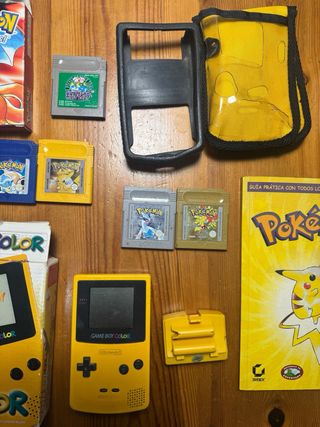 Lote Game Boy Color + Pokémon Original