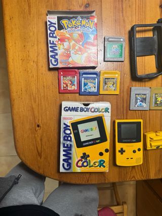 Lote Game Boy Color + Pokémon Original