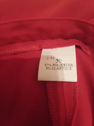 Pantalón de señora verano rojo