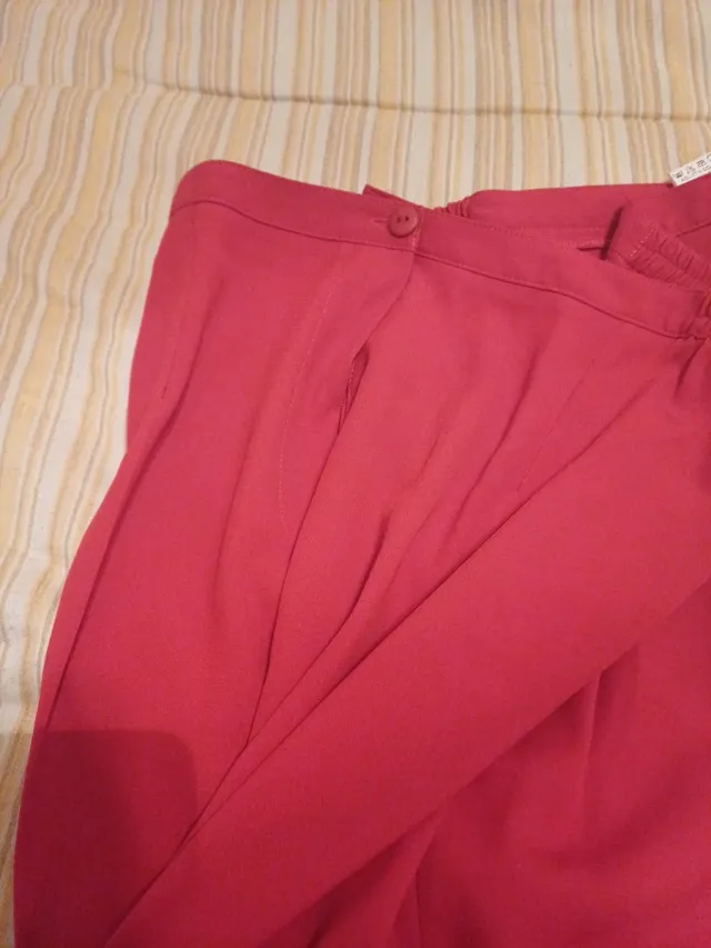 Pantalón de señora verano rojo