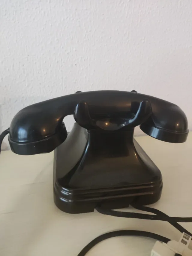 Teléfono Antiguo de Baquelita Standard Eléctrica N