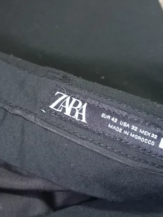 Pantalón negro hombre Zara  T.42