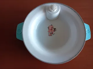Plato para bebé con dibujo antiguo