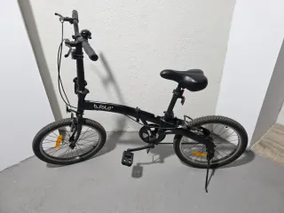 Bicicleta Plegable Negra