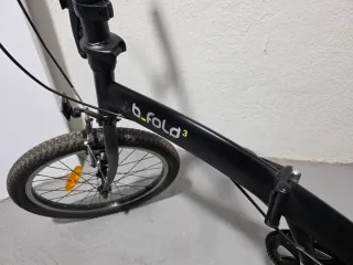 Bicicleta Plegable Negra