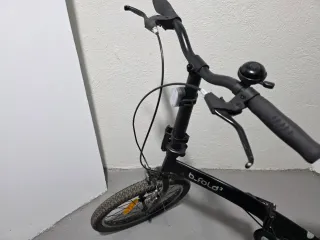 Bicicleta Plegable Negra