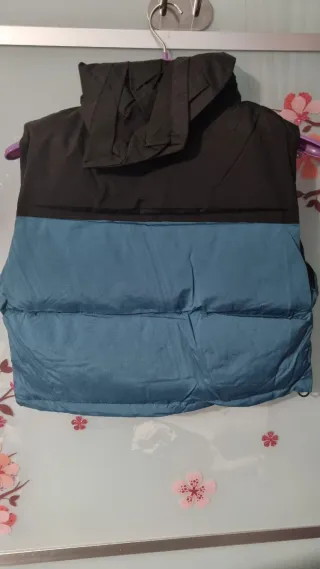 Gilet Honey Winter nero e verde petrolio