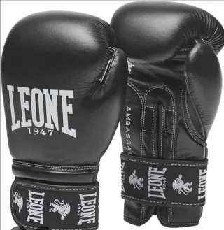 Guantes Boxeo Leone Ambassador Negros. 14oz