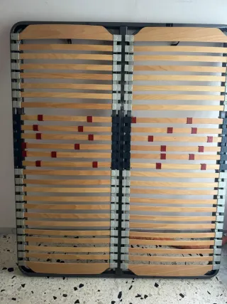 Letto ferro battuto con rete ortopedica