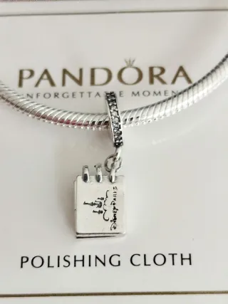 Charm Colgante Cuaderno de Firmas Mickey Disney