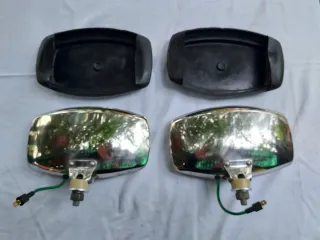 Coppia Fari Supplementari Gialli con Copri Fari