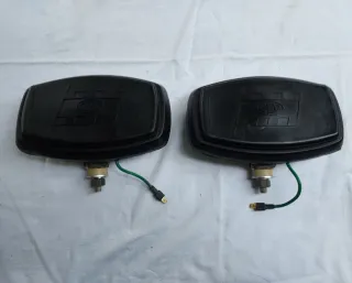 Coppia Fari Supplementari Gialli con Copri Fari