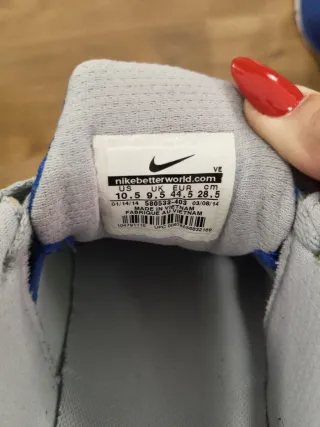 Tenis Nike Hombre Azul y Gris