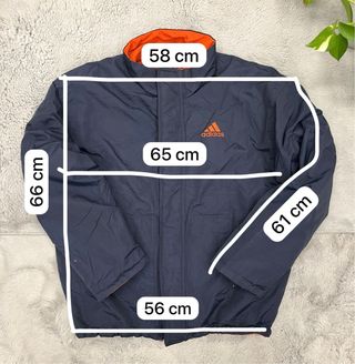 Bomber Adidas Vintage Blu/Arancio
