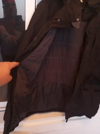 Abrigo Invierno Hombre Negro