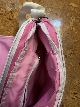 Bandolera Billabong Rosa y Blanca