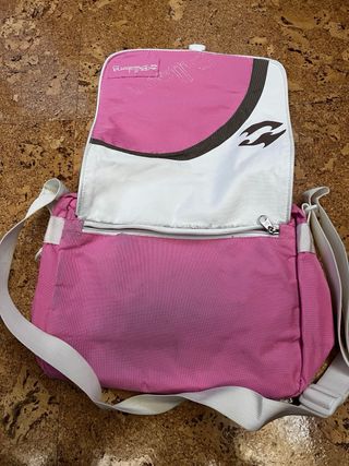 Bandolera Billabong Rosa y Blanca
