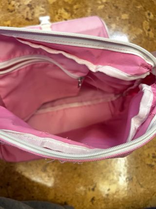 Bandolera Billabong Rosa y Blanca