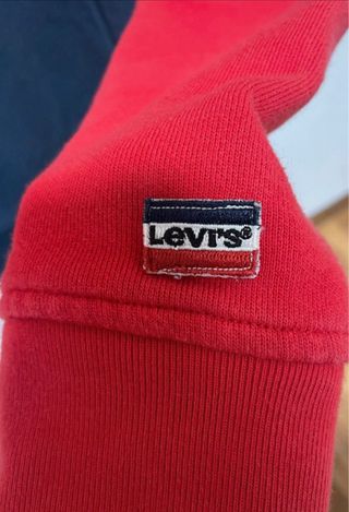 Sudadera Levi's Mujer Roja y Azul