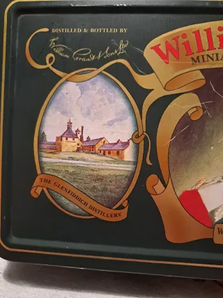 Scatola Latta Vintage William Grant's Miniature Co