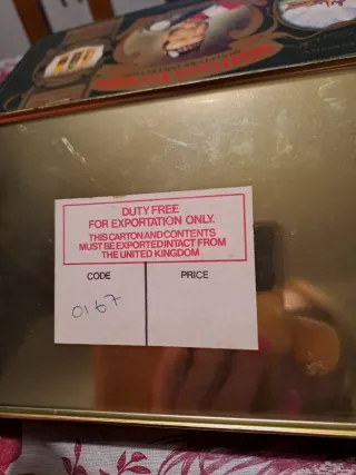 Scatola Latta Vintage William Grant's Miniature Co