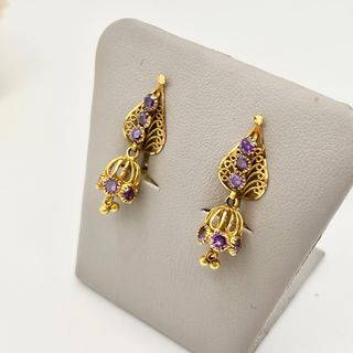 Pendientes oro 22kt