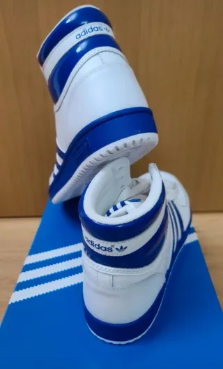 Adidas Top Ten Zapatillas Blancas y Azules