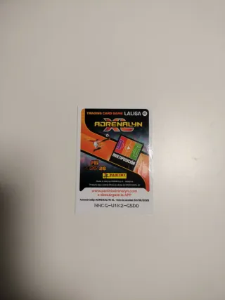 Carta Invencible Adrenalyn 26 XL