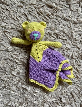 Doudou bebé crochet hecho a mano