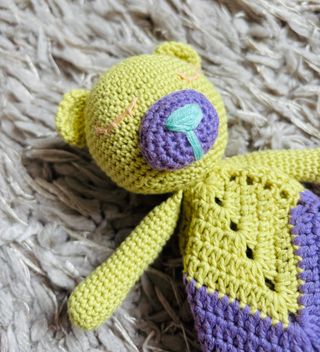 Doudou bebé crochet hecho a mano