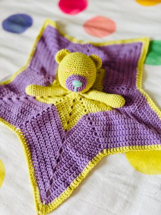 Doudou bebé crochet hecho a mano