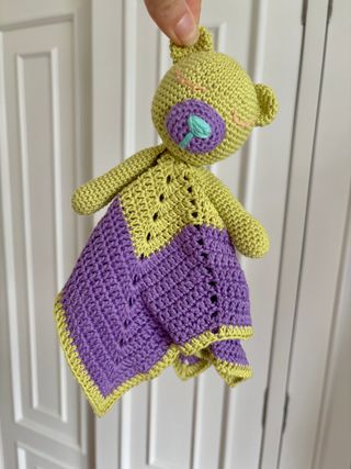 Doudou bebé crochet hecho a mano