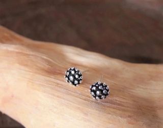 Pendientes de plata.