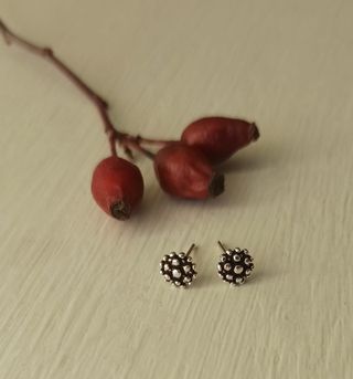Pendientes de plata.