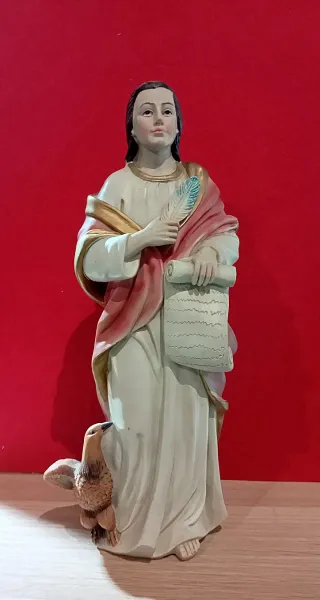 Statua San Giovanni Battista Resina 30cm