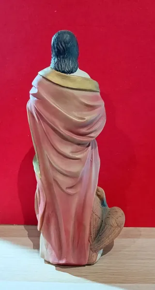 Statua San Giovanni Battista Resina 30cm