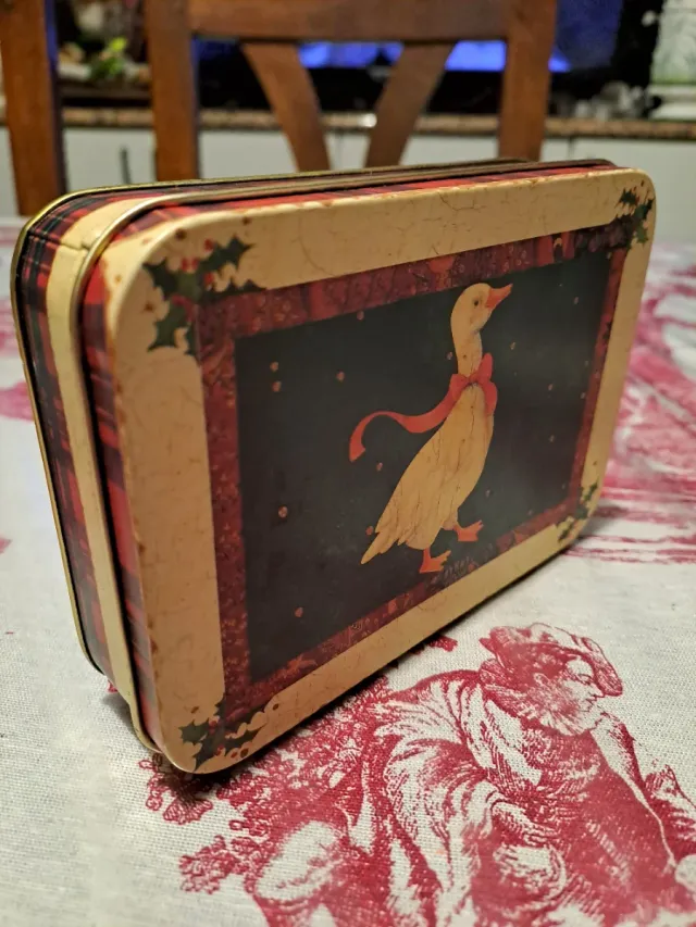 Scatola Latta Vintage England