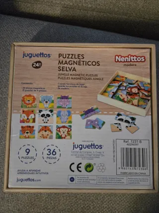 Puzzles Magnéticos Selva Juguettos 24m+