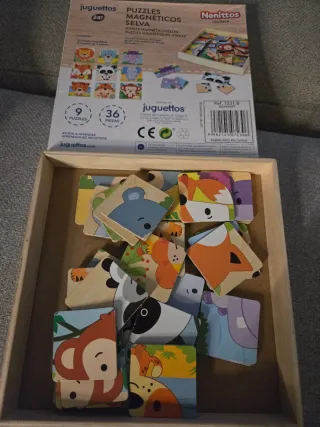 Puzzles Magnéticos Selva Juguettos 24m+