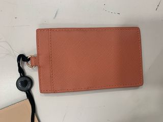 Porta carte donna Twinset rosa con dettagli oro