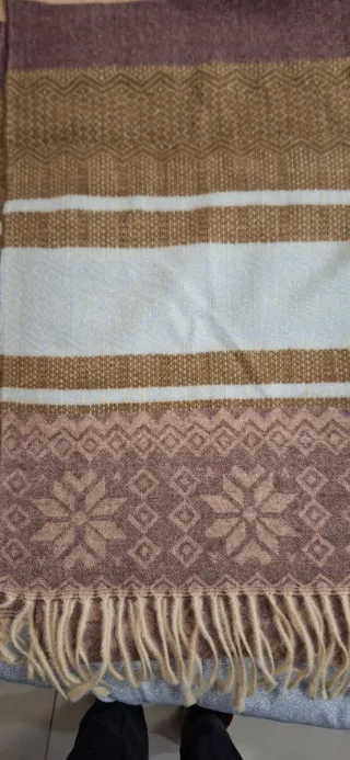 Sciarpa morbida a righe