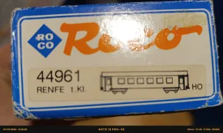 Coche Roco 1ª Clase Renfe Grandes Líneas