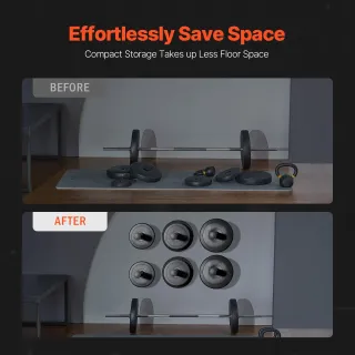 Supporto per Dischi Pesi a Parete Supporto Manubri