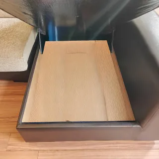 Sofá Chaise Longue Beige y Marrón