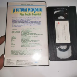 VHS A Futura Memoria Pier Paolo Pasolini