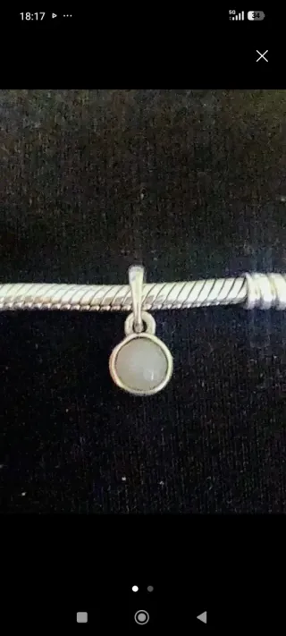 Pandora Charm Piedra Lunar