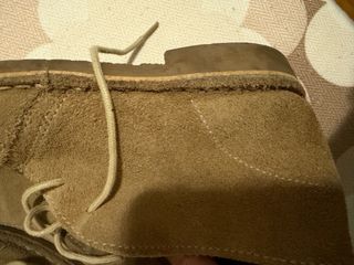 Stivaletti scamosciati beige/marrone