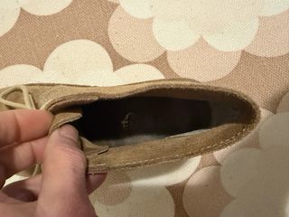 Stivaletti scamosciati beige/marrone