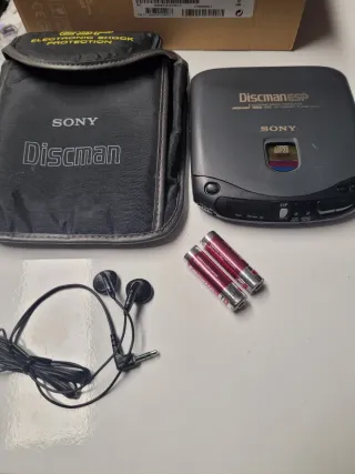 Discman Sony ESP com Bolsa - Como Novo